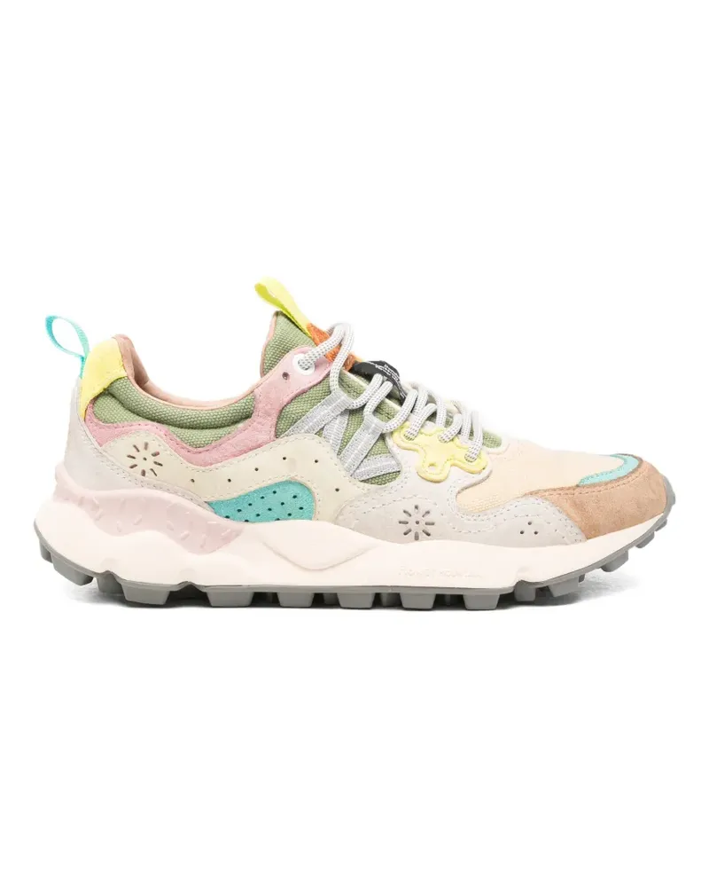 Flower MOUNTAIN Yamano 3 lace-up sneakers - Nude Nude