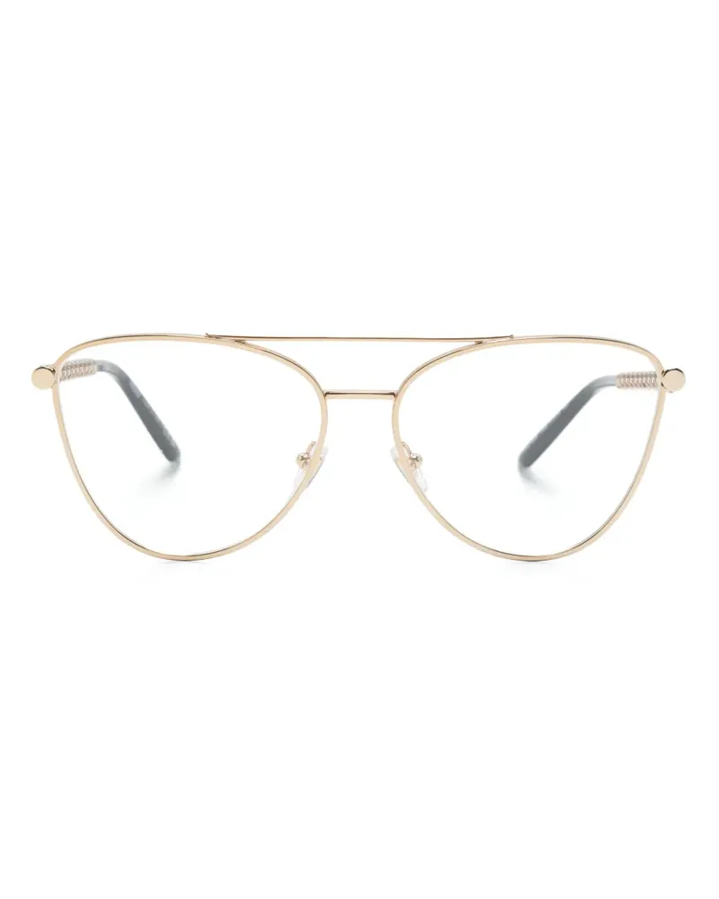 Versace Brille im Cat-Eye-Design - Gold Gold
