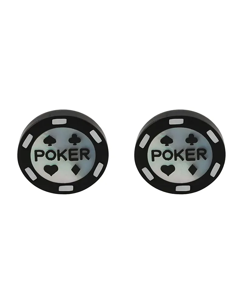 Paul Smith Poker Chip' Manschettenknöpfe - Schwarz Schwarz