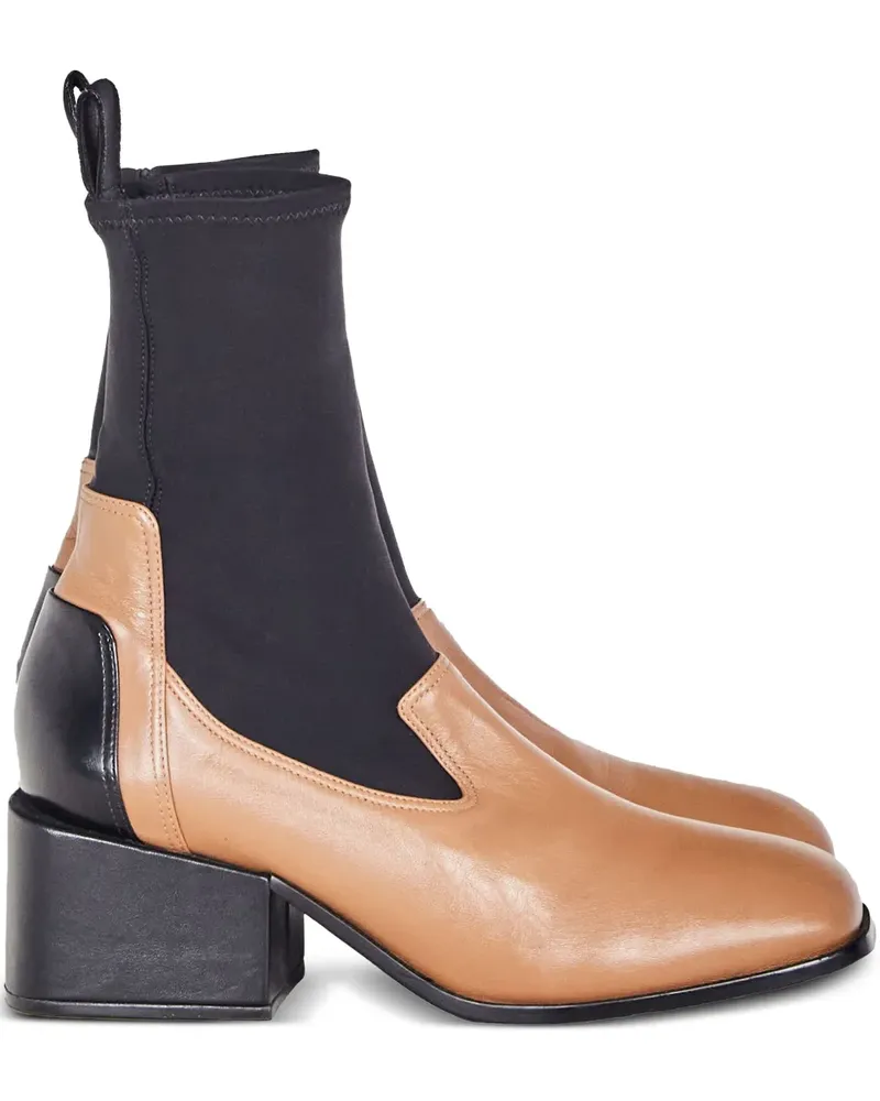 Gloria Coelho Stiefel aus Leder - Braun Braun