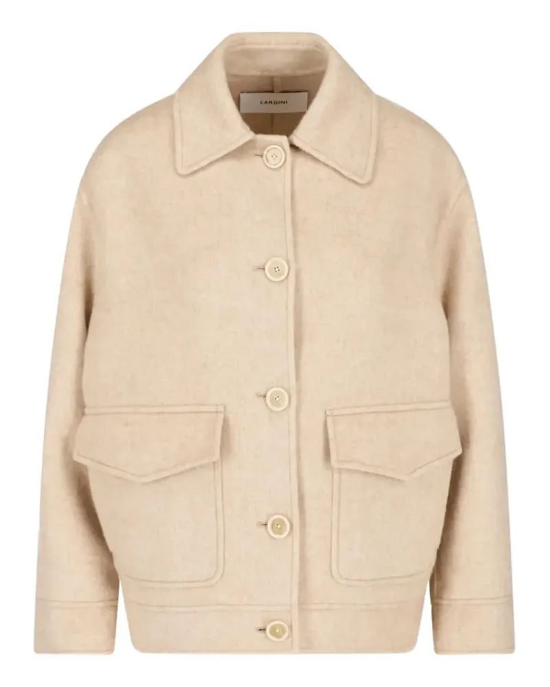 LARDINI Jacke mit Knopfleiste - Nude Nude