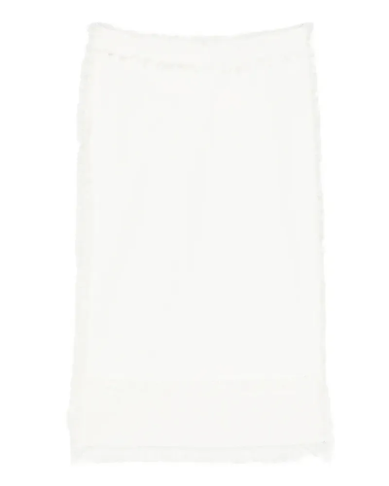 JNBY Midirock mit Fransen - Weiß Weiß