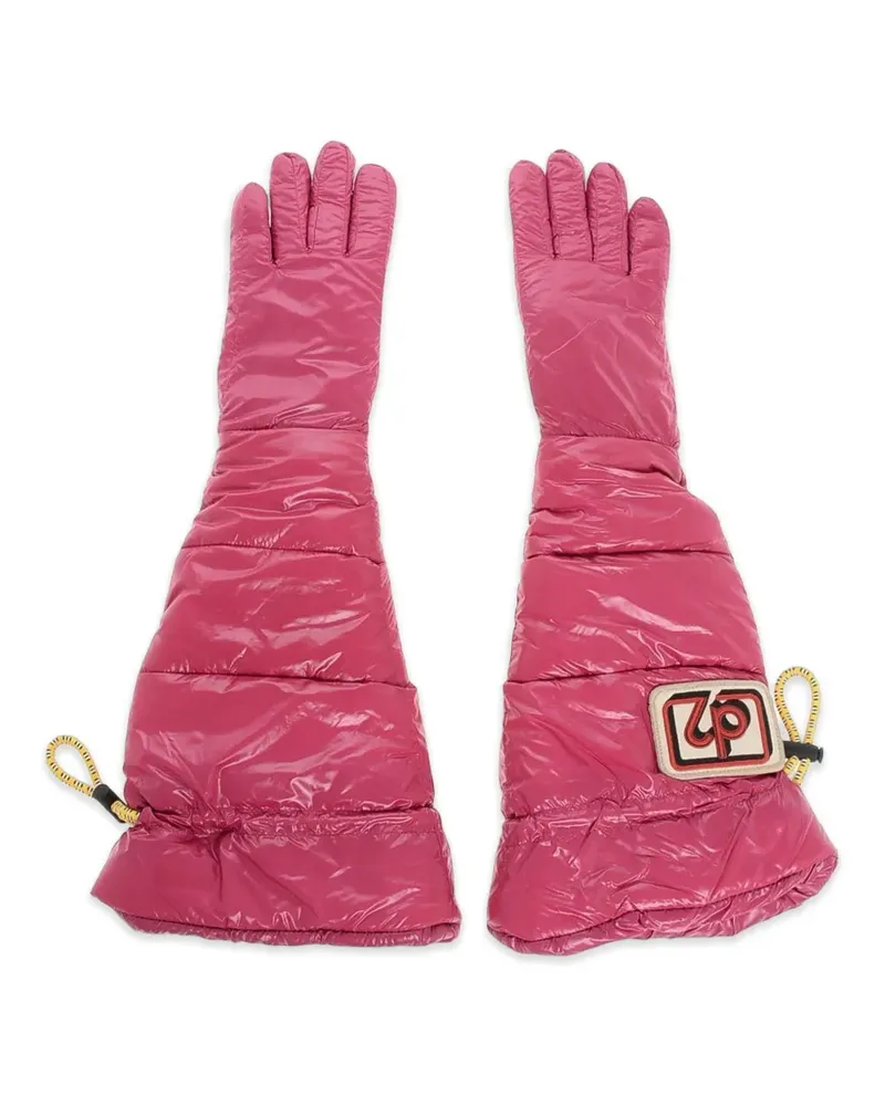 Dsquared2 Gesteppte Skihandschuhe - Rosa Rosa
