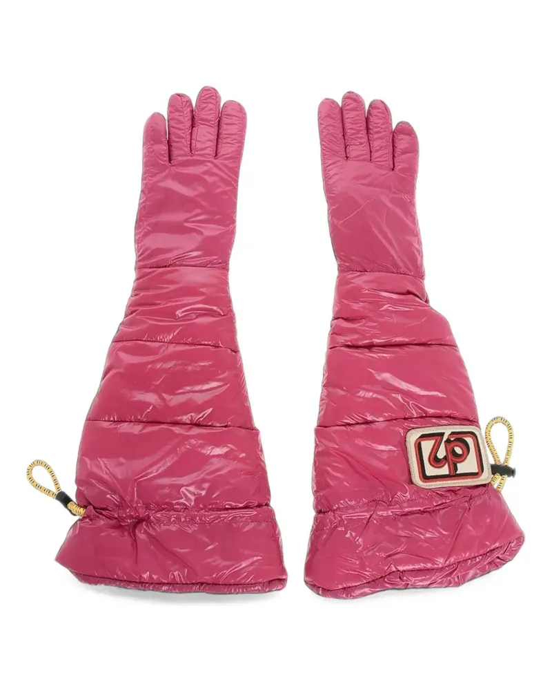 Dsquared2 quilted padded ski gloves - Rosa Rosa