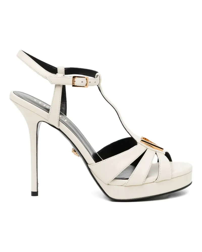 Versace Sandalen mit Triangel-Riemen - Nude Nude