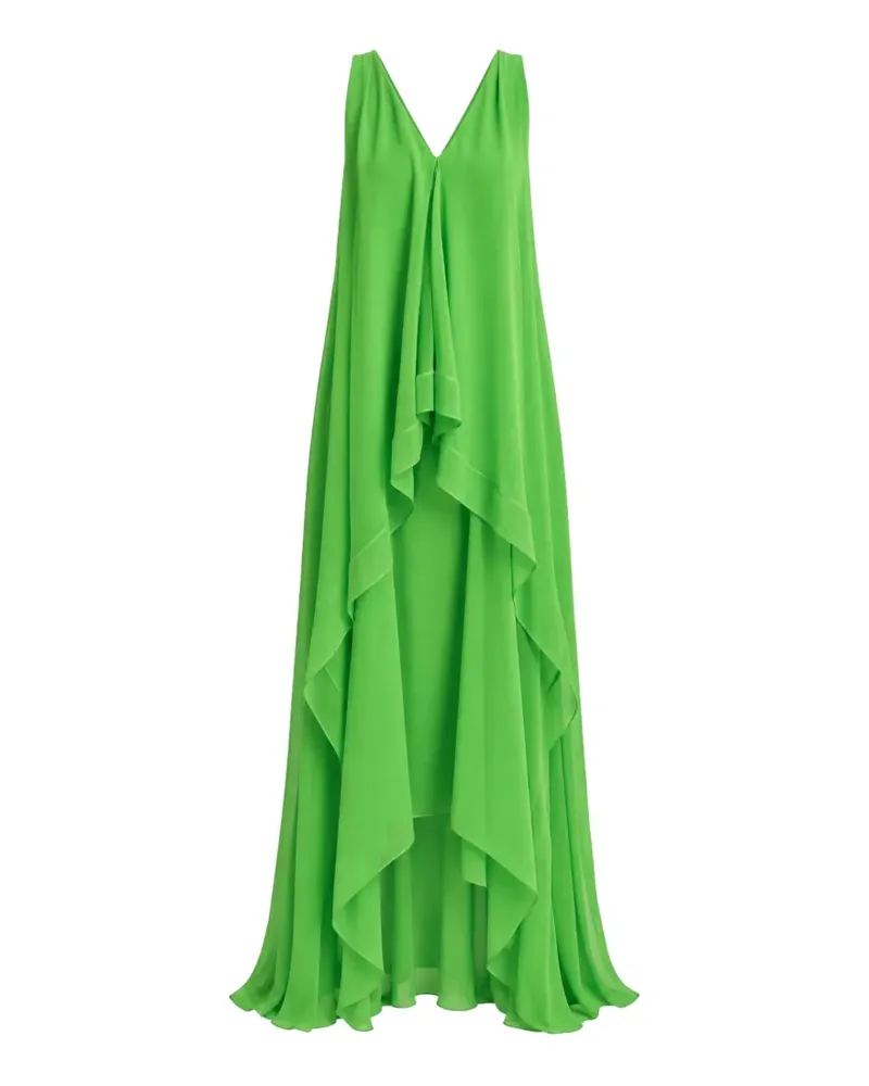 Irina Schrotter Liko layered asymmetric maxi dress - Grün Grün