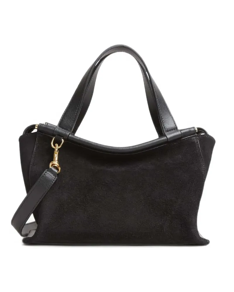 WANDLER Ida leather shoulder bag - Schwarz Schwarz