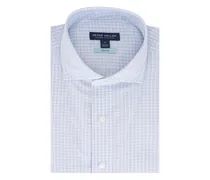 Geknöpftes Hemd mit Vichy-Karo - Blau