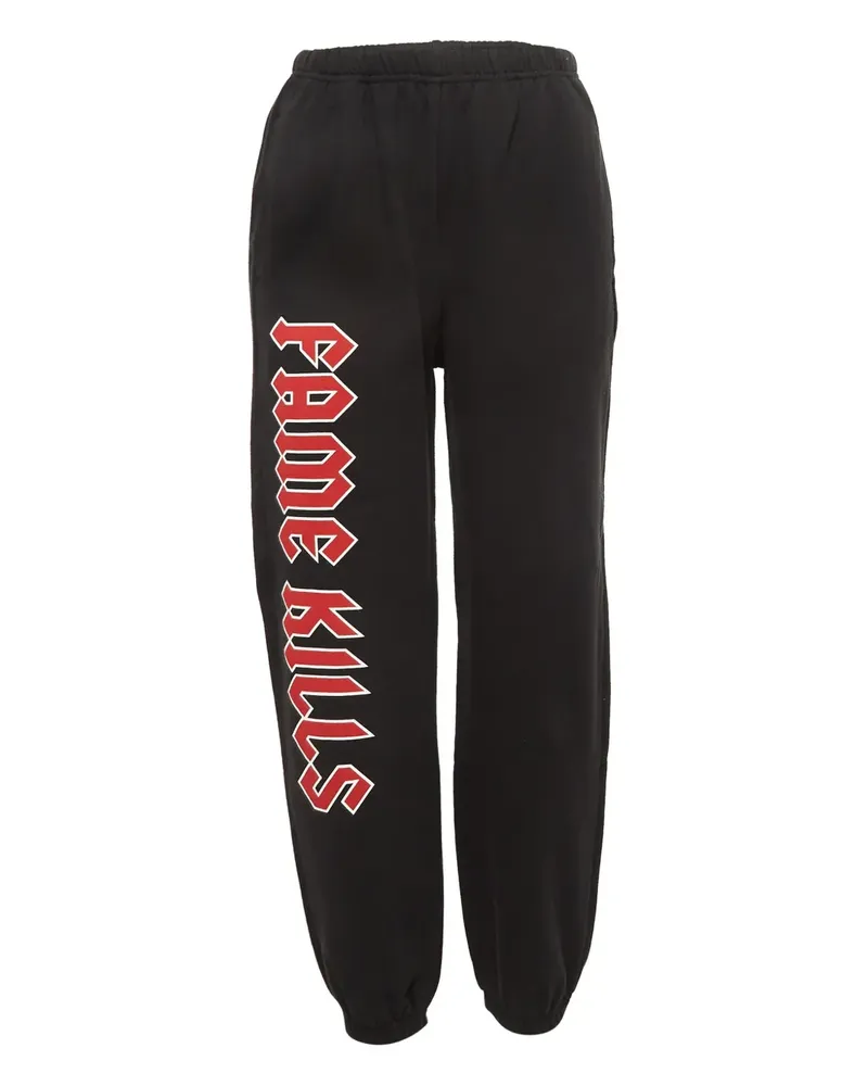Adaptation Jogginghose mit grafischem Print - Schwarz Schwarz