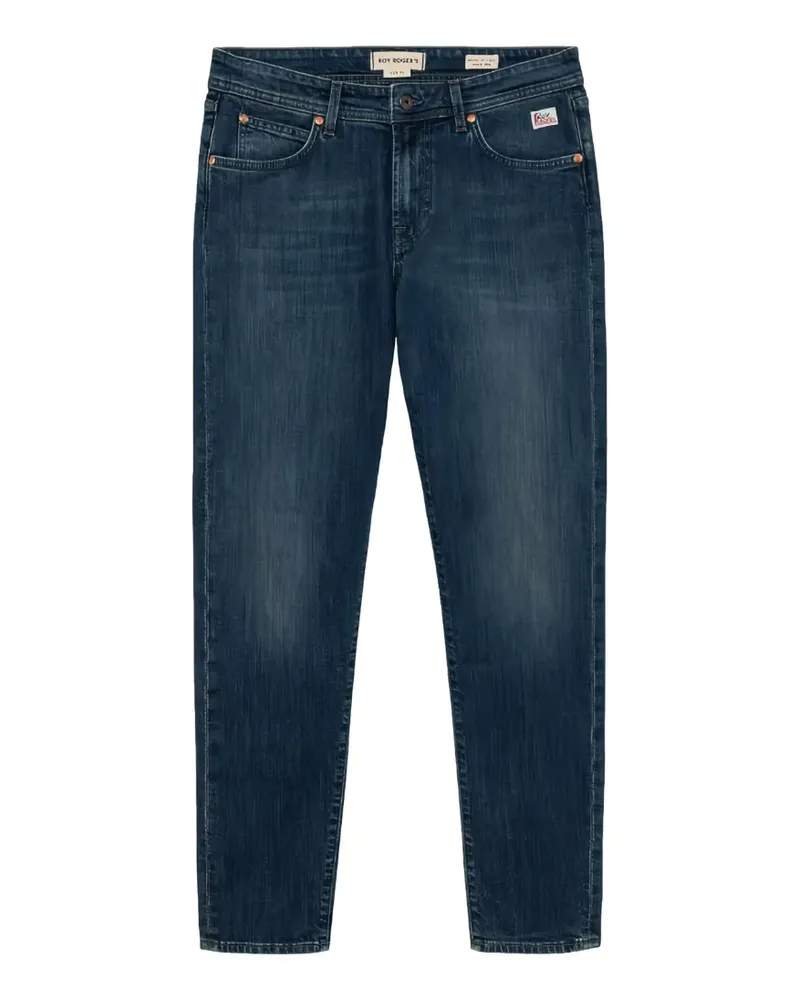 Roy Roger's faded slim-fit jeans - Blau Blau