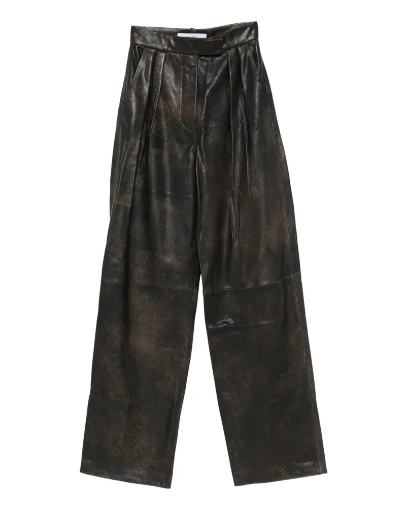 Alex Perry Plissierte Hose - Braun Braun