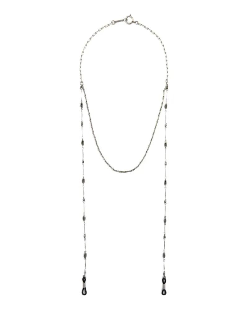 Isabel Marant Filippa Brillenkette mit Muschelmotiv - Silber Silber