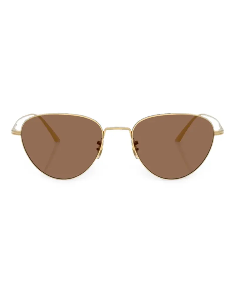Oliver Peoples 1991C pilot-frame sunglasses - Gold Gold