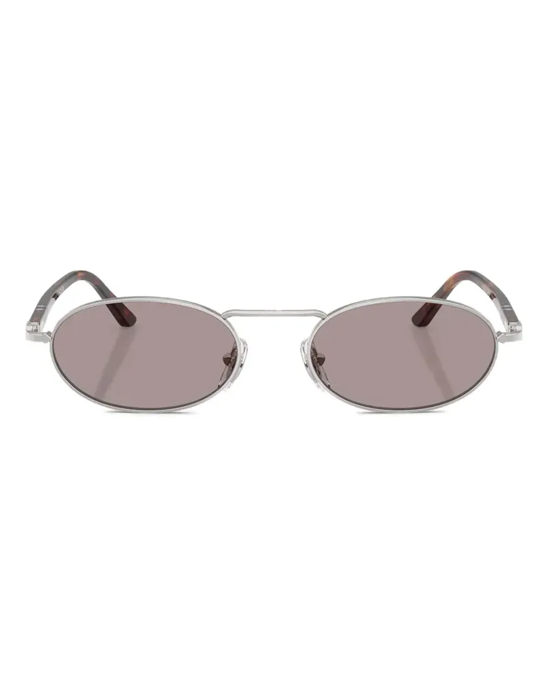 Persol oval-frame sunglasses - Silber Silber