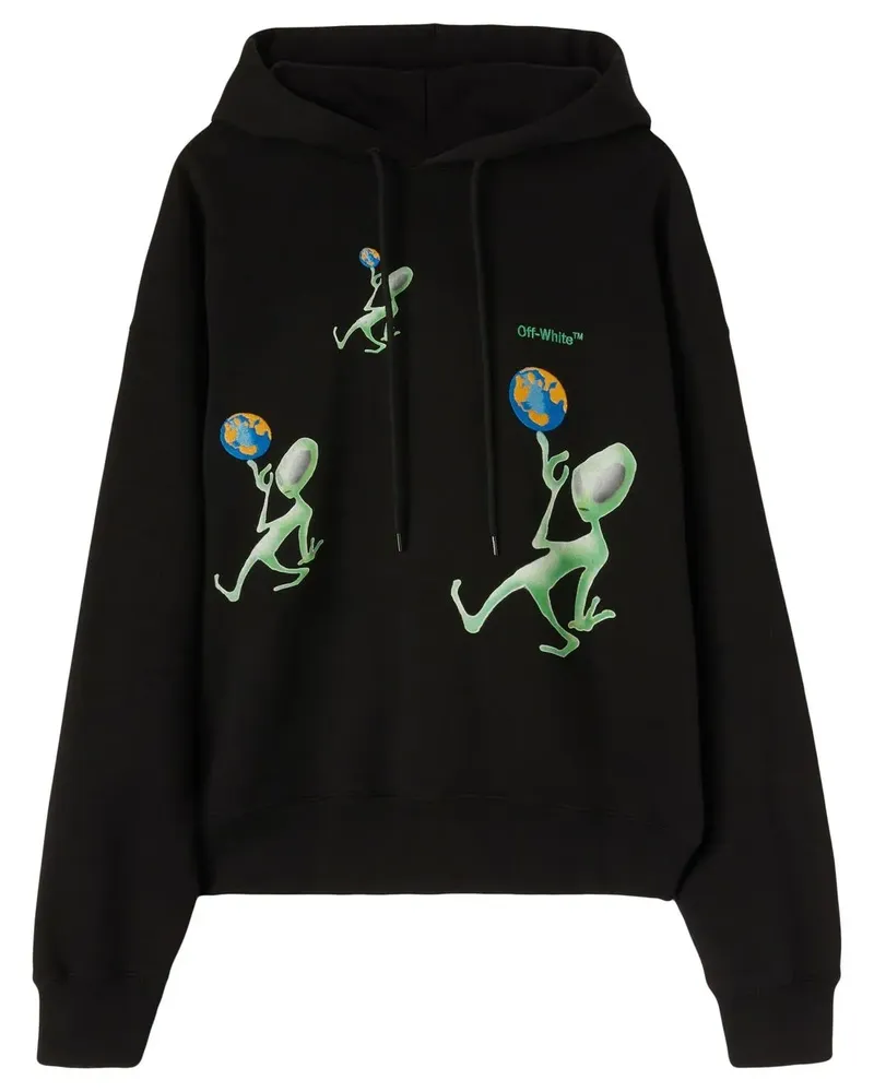 OFF-WHITE Alien Arrow Skate Hoodie - Schwarz Schwarz