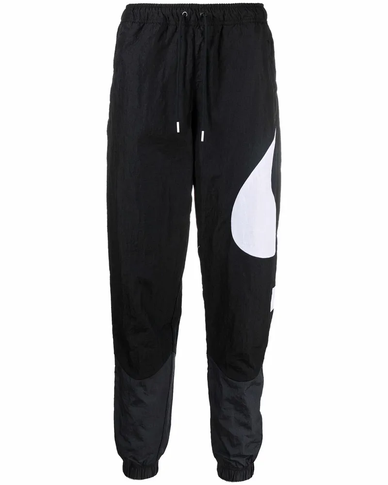 Nike Jogginghose mit Swoosh-Print - Schwarz Schwarz