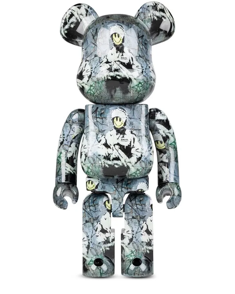 Medicom Toy Riot Cop BE@RBRICK Figur - Grau Grau