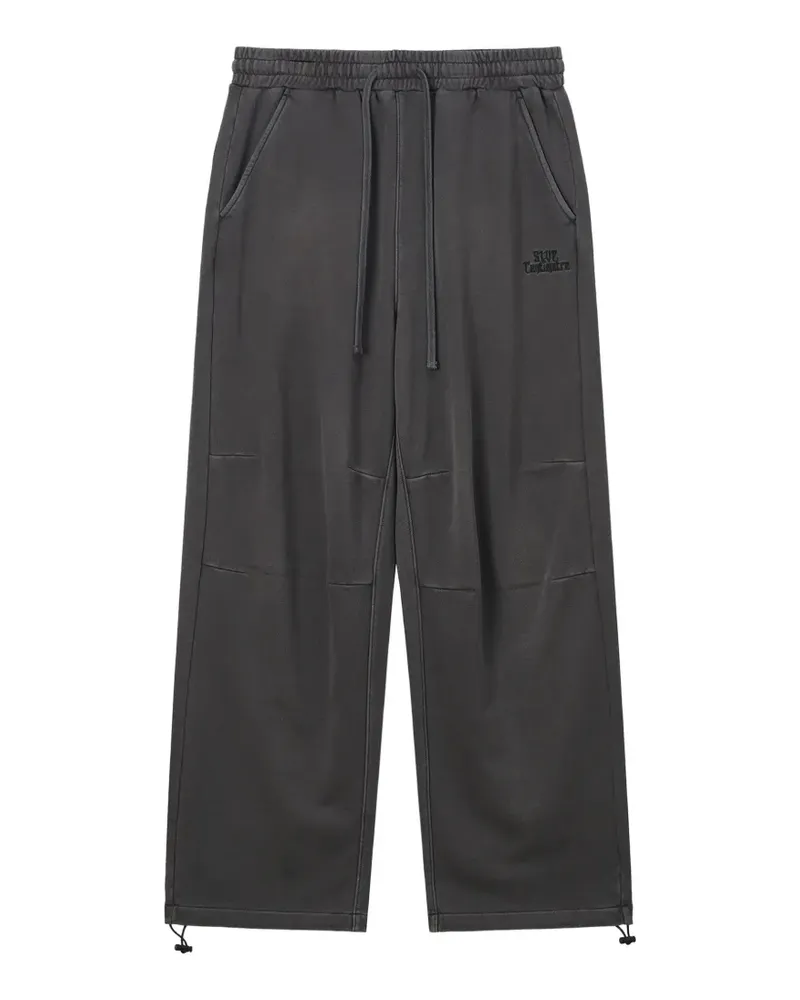 FIVE CM Jogginghose mit Logo-Stickerei - Grau Grau