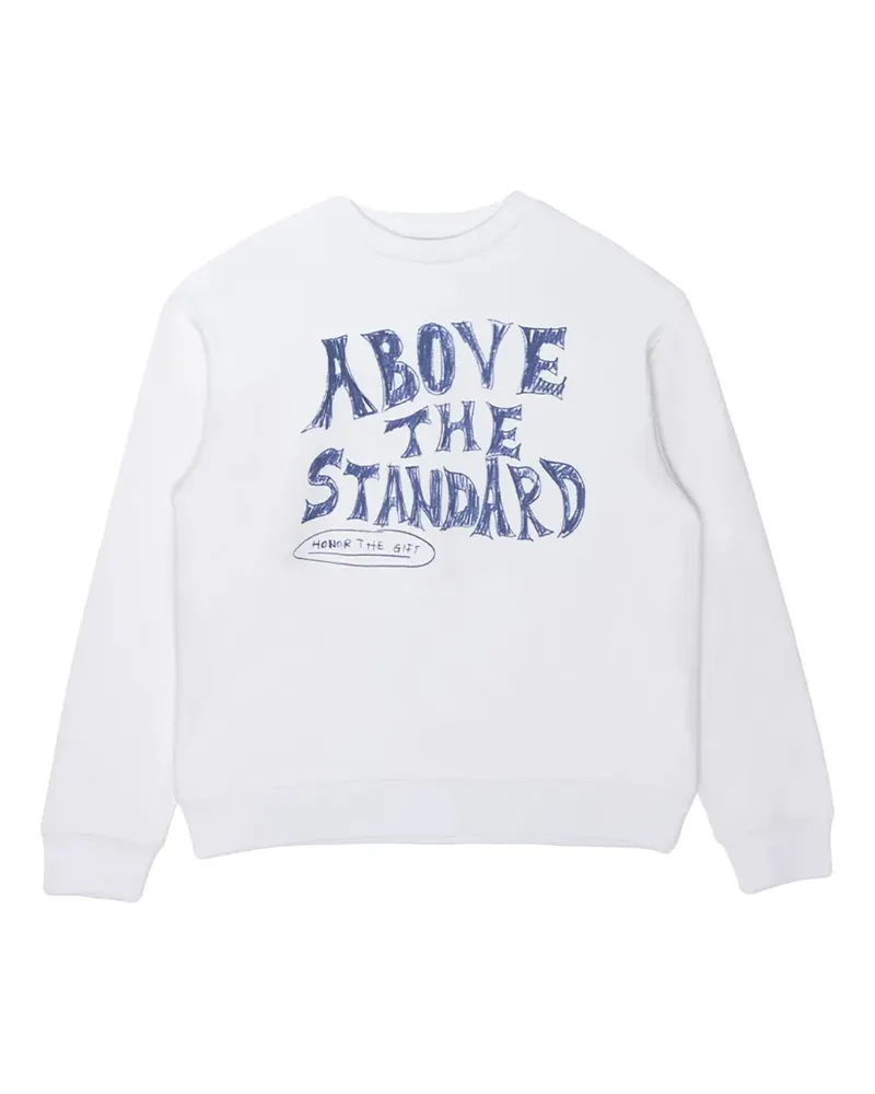 Honor The Gift graphic-print sweater - Weiß Weiß