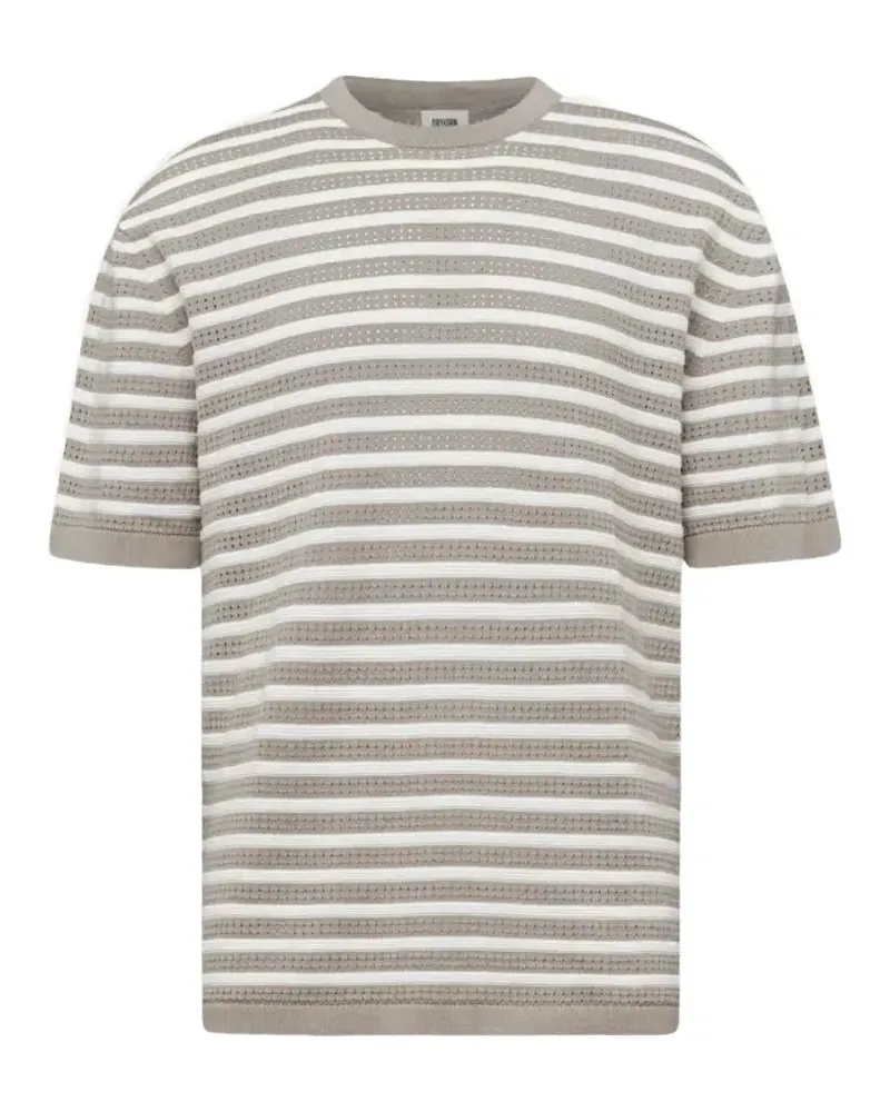 Drykorn Derico horizontal-stripe T-shirt - Nude Nude