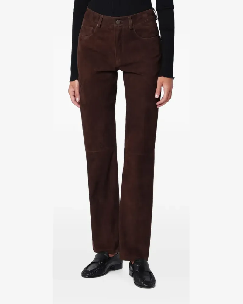 Arma Ausgestellte Wildlederhose - Braun Braun