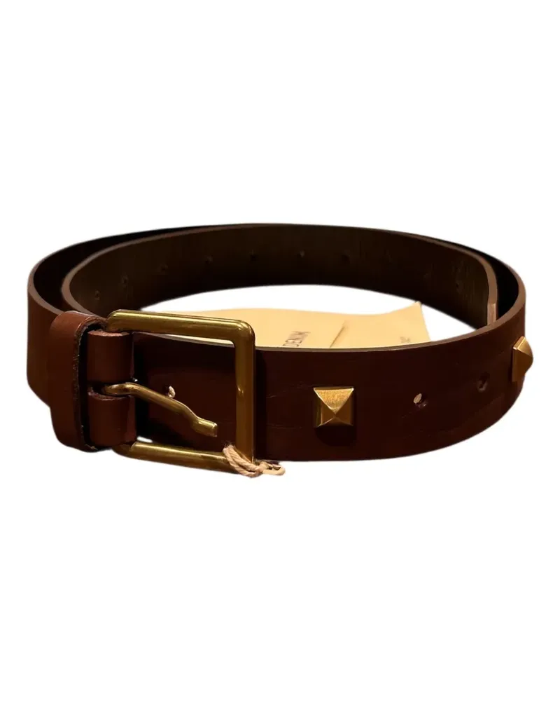 ..,merci Schnallengürtel mit Nietendetail - Braun Braun