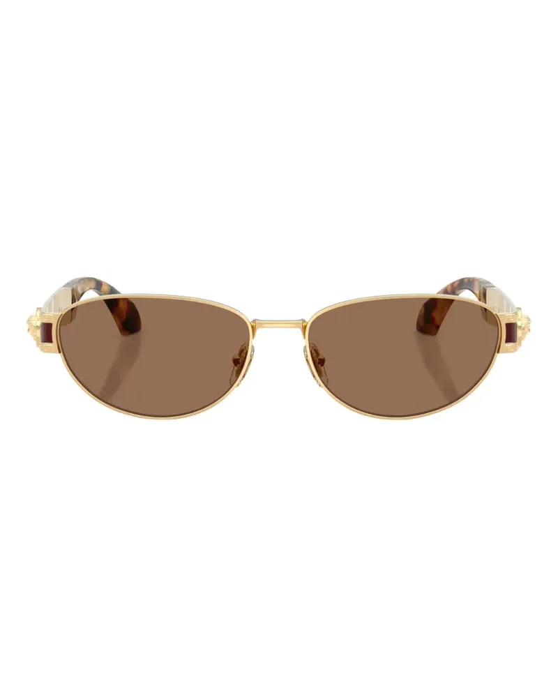 Versace Brille im Cat-Eye-Design - Gold Gold