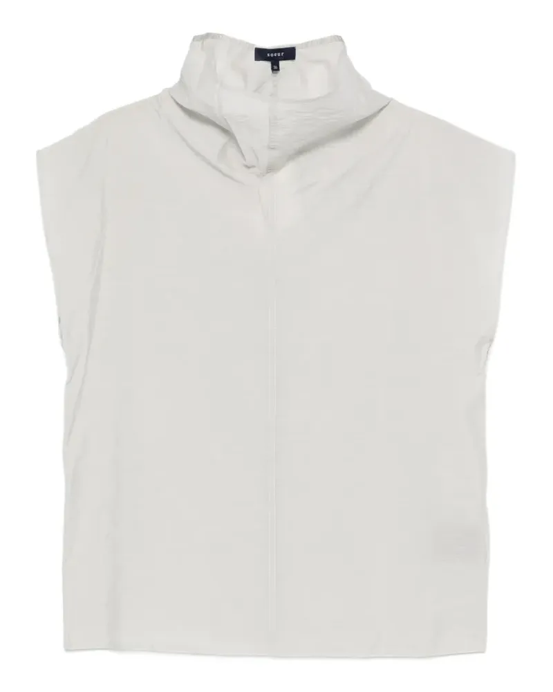 Soeur Bluse mit Stehkragen - Grau Grau