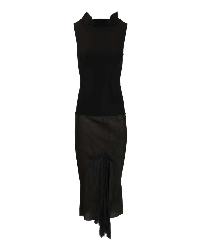 Rick Owens asymmetric-hem dress - Schwarz Schwarz