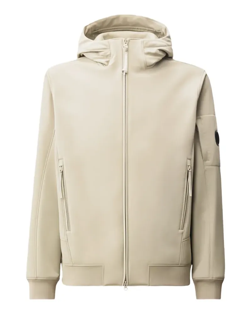 C.P. Company Kapuzenjacke mit Linsen-Detail - Nude Nude