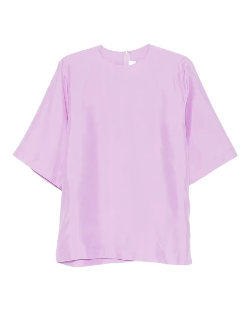 christian wijnants silk T-shirt - Violett Violett