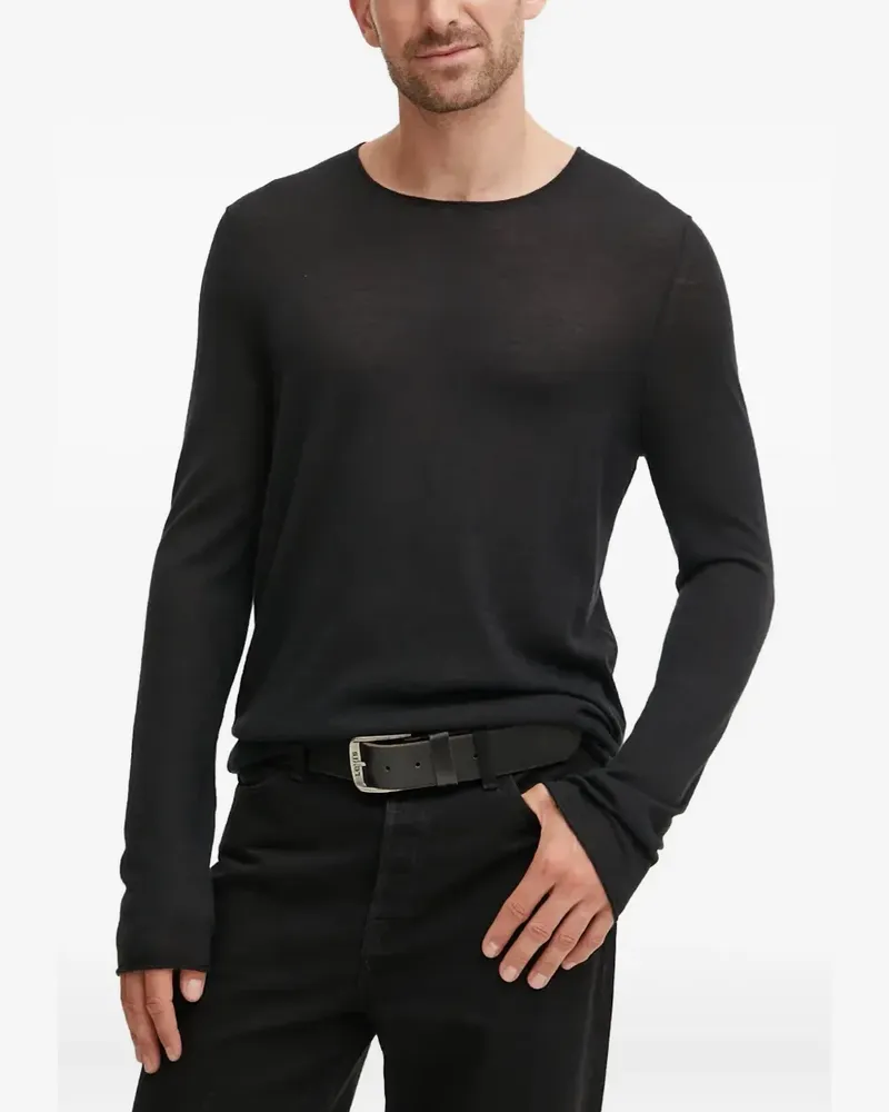Zadig & Voltaire Pullover mit ungesäumten Kanten - Schwarz Schwarz