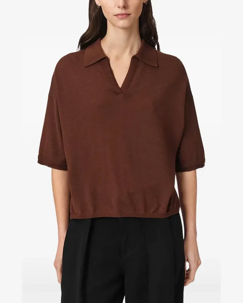 AllSaints Bern T-Shirt - Braun Braun