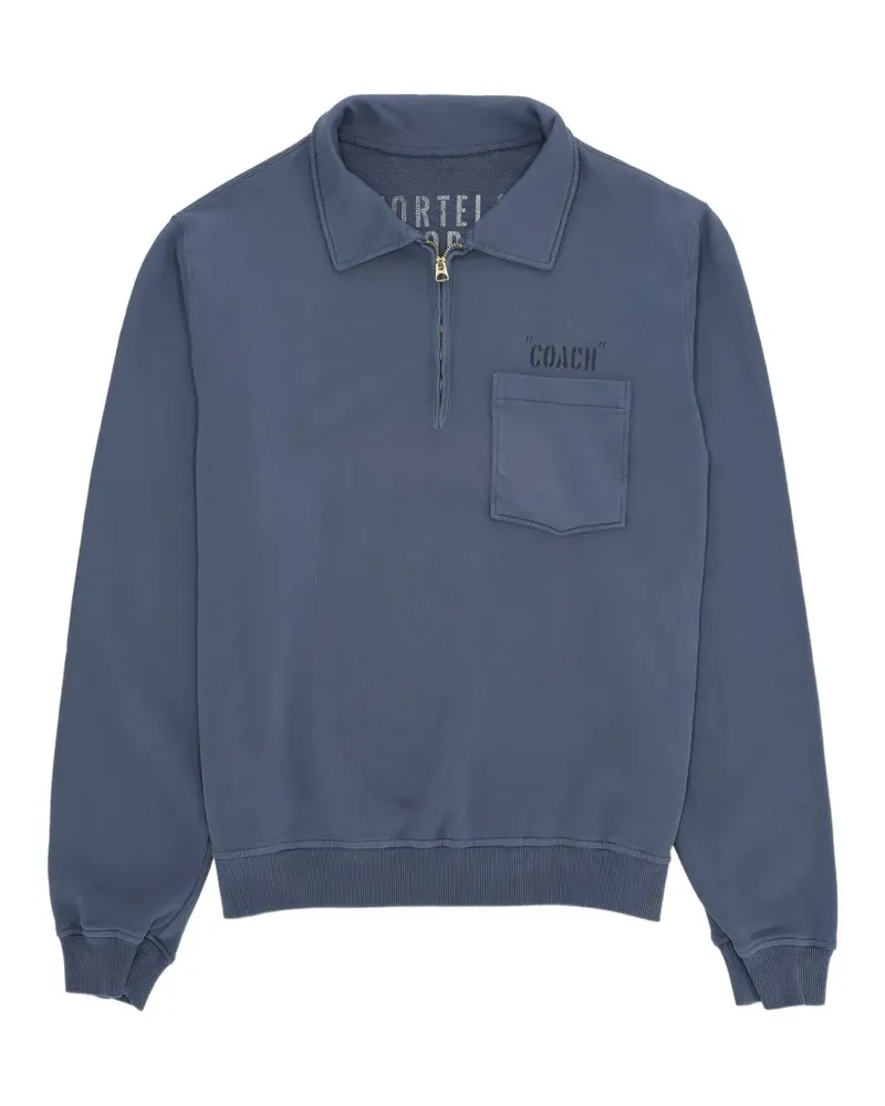 Fortela Yalepcoach zip-up sweatshirt - Blau Blau