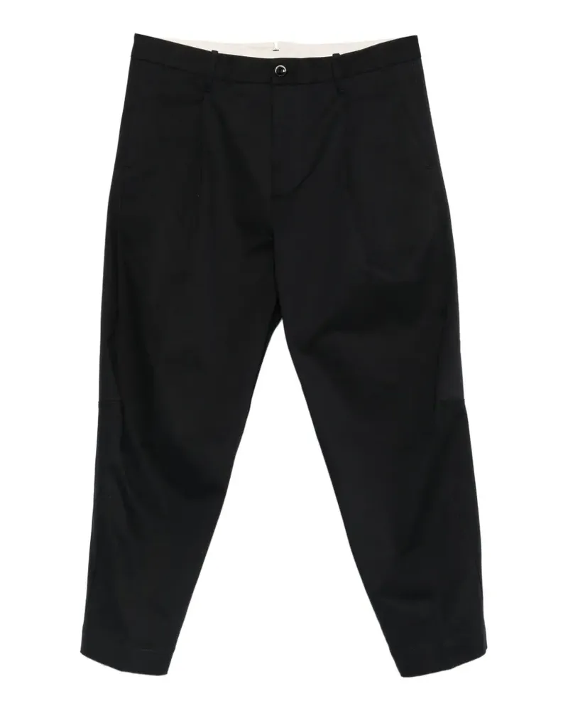 nine:inthe:morning Hose mit Faltendetail - Schwarz Schwarz