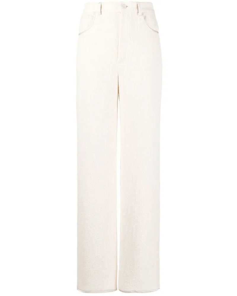 Nanushka Hose mit geradem Bein - Nude Nude