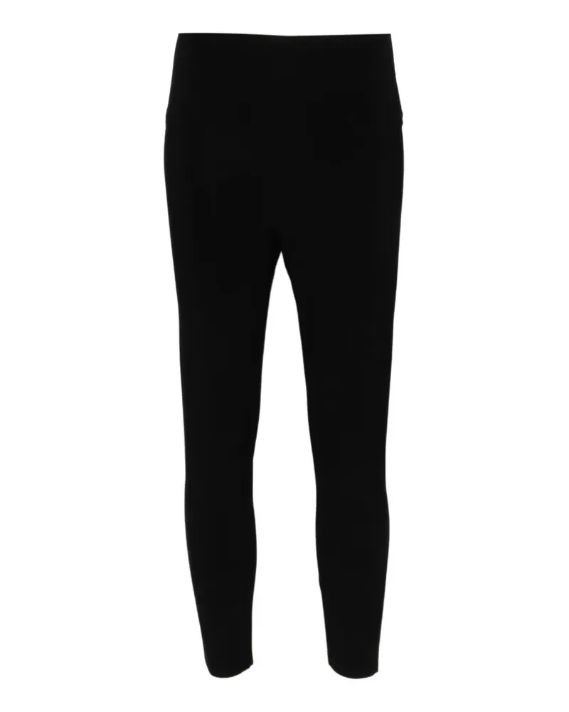 Norma Kamali Cropped-Leggings - Schwarz Schwarz