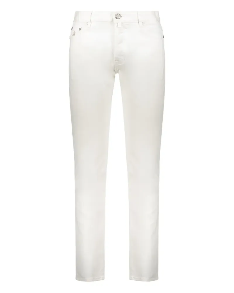 MOORER five-pocket jeans - Weiß Weiß