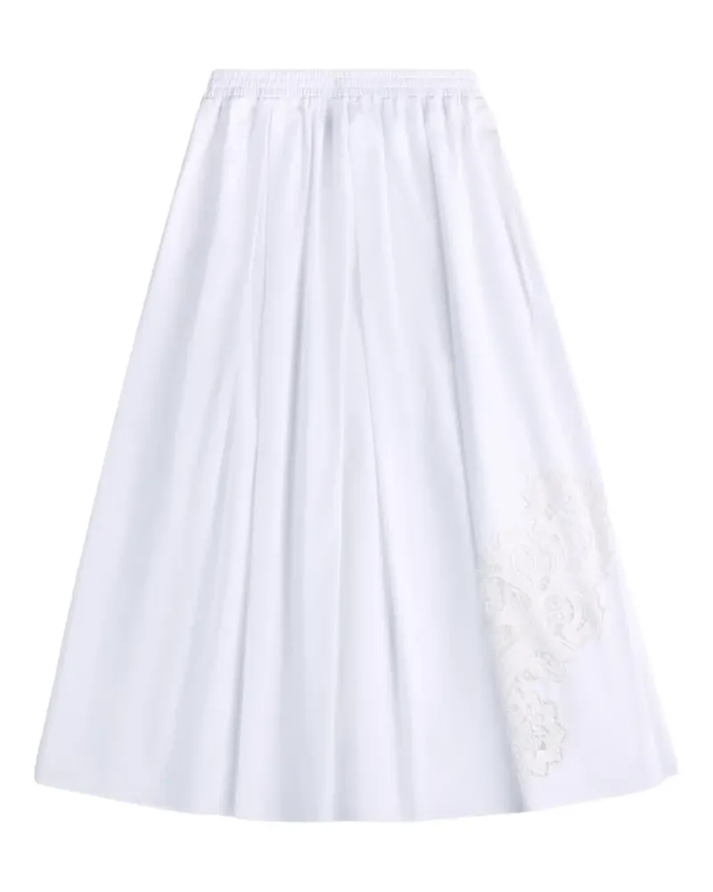 Fay Midirock aus Spitze - Weiß Weiß