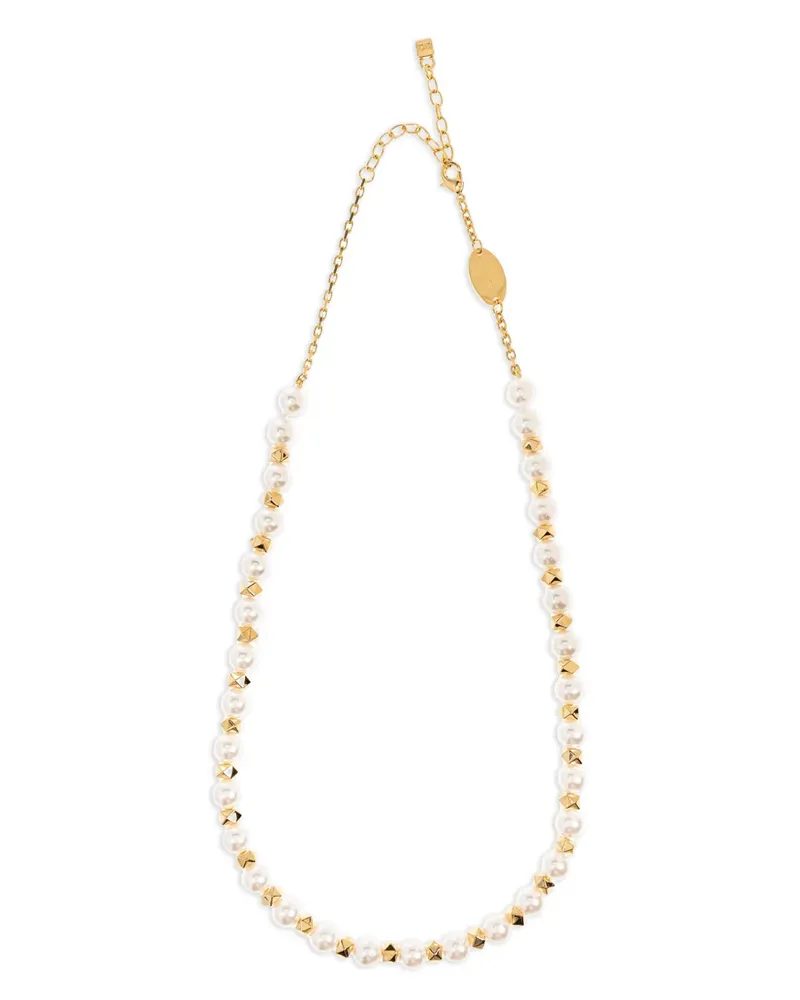 Dsquared2 Halskette aus Kunstperlen - Gold Gold