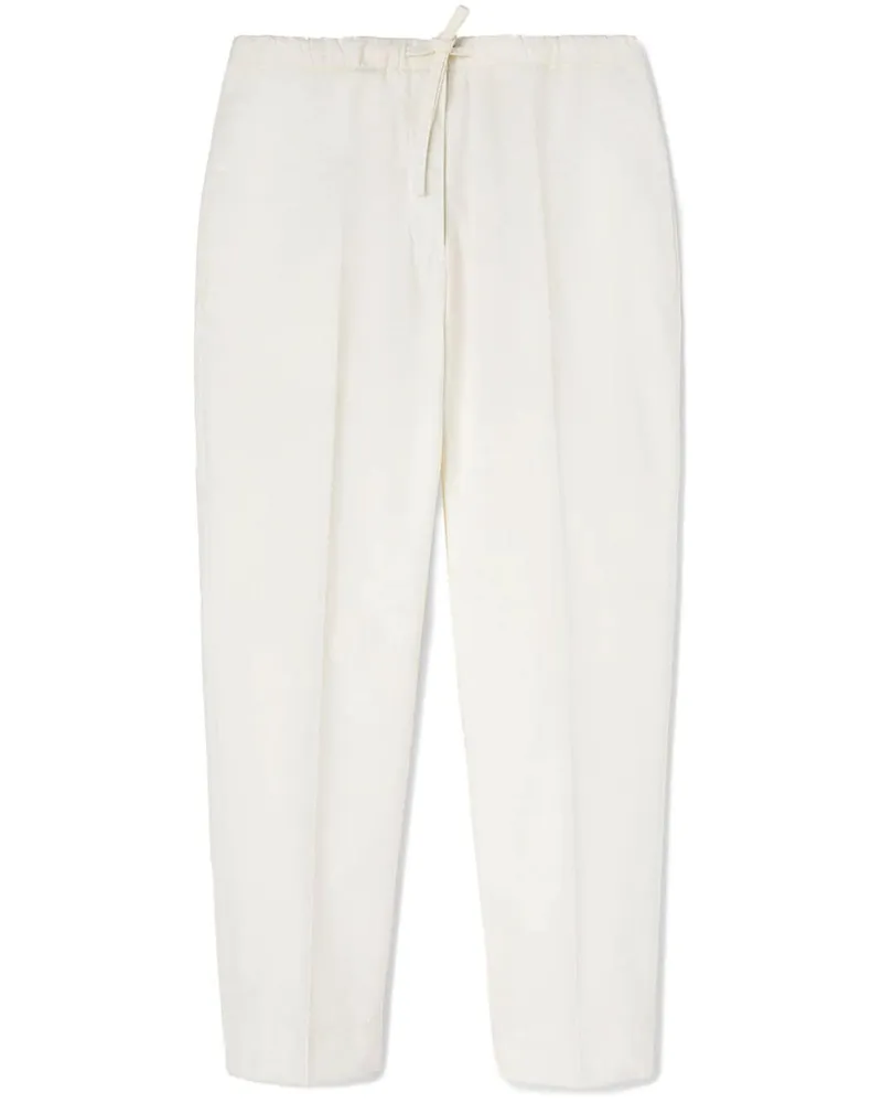 Jil Sander Hose mit Kordelzug - Weiß Weiß