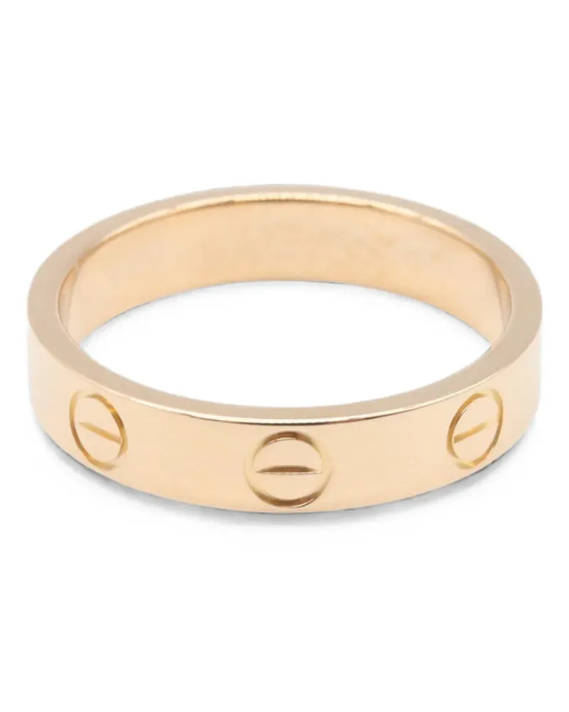 Cartier Love engraved-details ring - Gold Gold