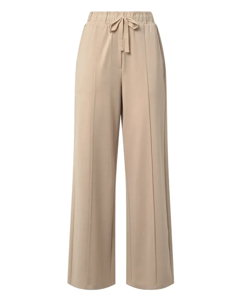 Max Mara Hose mit weitem Bein - Nude Nude