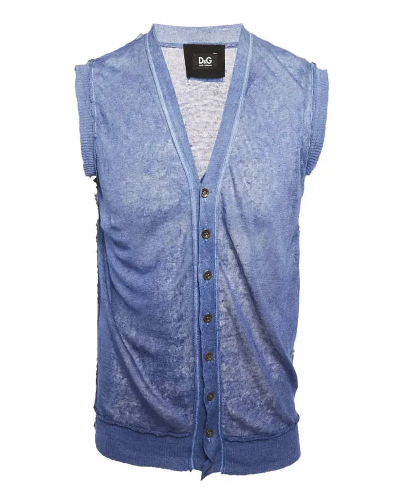 Dolce & Gabbana Pullunder mit Ombré-Effekt - Blau Blau
