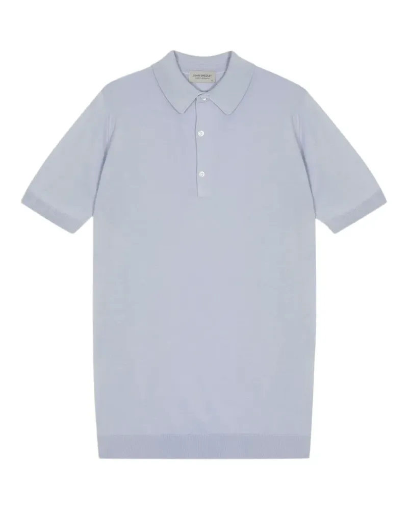 John Smedley Adrian short-sleeve polo shirt - Blau Blau
