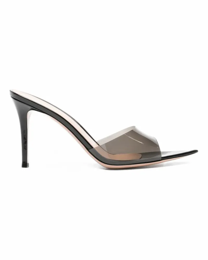 Gianvito Rossi Elle Sandalen 85mm - Schwarz Schwarz