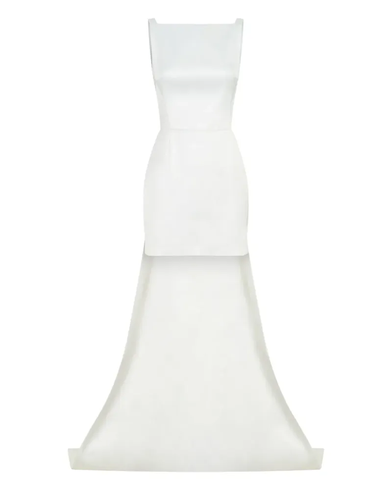 NICHOLAS Minikleid mit eckigem Ausschnitt - Nude Nude