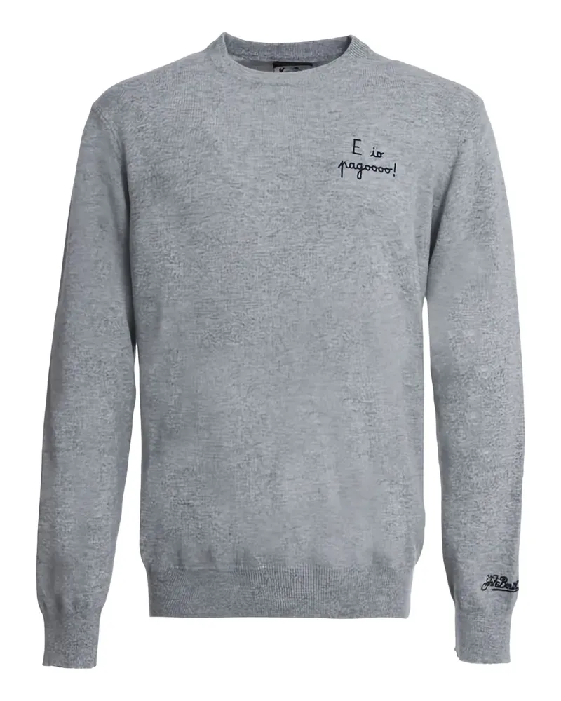 MC2 Saint Barth Heron Sweatshirt mit Stickerei - Grau Grau