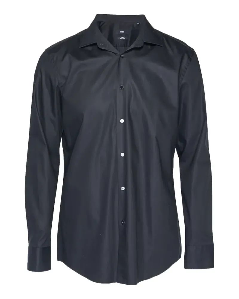HUGO BOSS Jenno Slim Fit shirt - Schwarz Schwarz