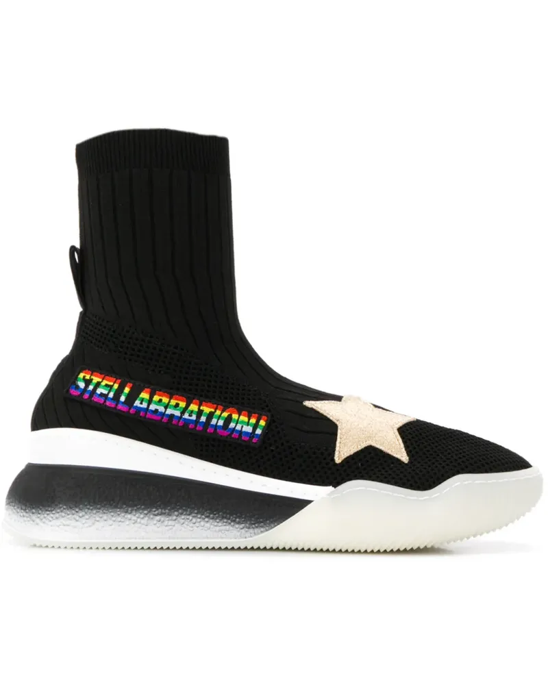 Stella McCartney Klassische Sock-Sneakers - Schwarz Schwarz